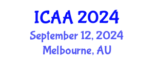 International Conference on Aeronautics and Aeroengineering (ICAA) September 12, 2024 - Melbourne, Australia