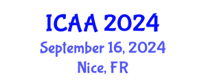 International Conference on Aeronautics and Aeroengineering (ICAA) September 16, 2024 - Nice, France