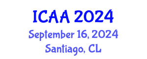 International Conference on Aeronautics and Aeroengineering (ICAA) September 16, 2024 - Santiago, Chile