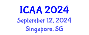 International Conference on Aeronautics and Aeroengineering (ICAA) September 12, 2024 - Singapore, Singapore