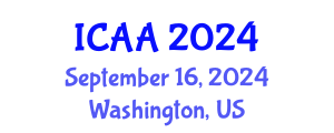 International Conference on Aeronautics and Aeroengineering (ICAA) September 16, 2024 - Washington, United States