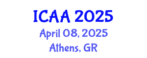 International Conference on Aeronautics and Aeroengineering (ICAA) April 08, 2025 - Athens, Greece