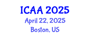 International Conference on Aeronautics and Aeroengineering (ICAA) April 22, 2025 - Boston, United States