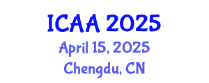 International Conference on Aeronautics and Aeroengineering (ICAA) April 15, 2025 - Chengdu, China