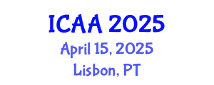 International Conference on Aeronautics and Aeroengineering (ICAA) April 15, 2025 - Lisbon, Portugal