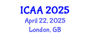 International Conference on Aeronautics and Aeroengineering (ICAA) April 22, 2025 - London, United Kingdom