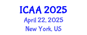 International Conference on Aeronautics and Aeroengineering (ICAA) April 22, 2025 - New York, United States