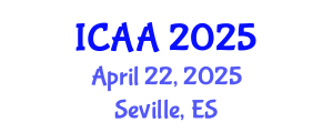 International Conference on Aeronautics and Aeroengineering (ICAA) April 22, 2025 - Seville, Spain