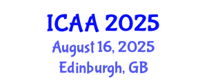 International Conference on Aeronautics and Aeroengineering (ICAA) August 16, 2025 - Edinburgh, United Kingdom