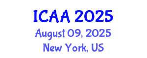 International Conference on Aeronautics and Aeroengineering (ICAA) August 09, 2025 - New York, United States