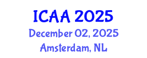 International Conference on Aeronautics and Aeroengineering (ICAA) December 02, 2025 - Amsterdam, Netherlands