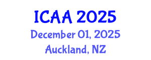 International Conference on Aeronautics and Aeroengineering (ICAA) December 01, 2025 - Auckland, New Zealand