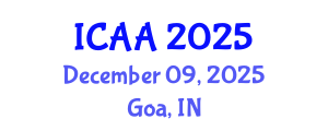 International Conference on Aeronautics and Aeroengineering (ICAA) December 09, 2025 - Goa, India