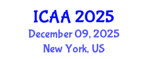 International Conference on Aeronautics and Aeroengineering (ICAA) December 09, 2025 - New York, United States