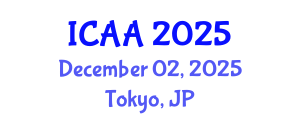 International Conference on Aeronautics and Aeroengineering (ICAA) December 02, 2025 - Tokyo, Japan