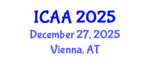 International Conference on Aeronautics and Aeroengineering (ICAA) December 27, 2025 - Vienna, Austria