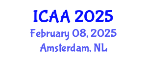 International Conference on Aeronautics and Aeroengineering (ICAA) February 08, 2025 - Amsterdam, Netherlands