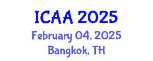 International Conference on Aeronautics and Aeroengineering (ICAA) February 04, 2025 - Bangkok, Thailand