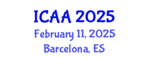 International Conference on Aeronautics and Aeroengineering (ICAA) February 11, 2025 - Barcelona, Spain