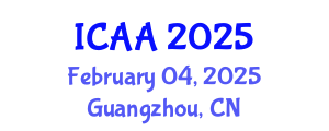International Conference on Aeronautics and Aeroengineering (ICAA) February 04, 2025 - Guangzhou, China