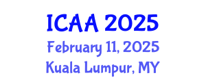 International Conference on Aeronautics and Aeroengineering (ICAA) February 11, 2025 - Kuala Lumpur, Malaysia