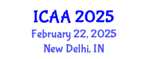 International Conference on Aeronautics and Aeroengineering (ICAA) February 22, 2025 - New Delhi, India