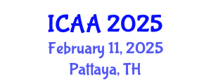 International Conference on Aeronautics and Aeroengineering (ICAA) February 11, 2025 - Pattaya, Thailand