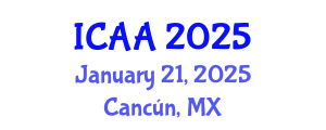 International Conference on Aeronautics and Aeroengineering (ICAA) January 21, 2025 - Cancún, Mexico