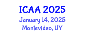 International Conference on Aeronautics and Aeroengineering (ICAA) January 14, 2025 - Montevideo, Uruguay