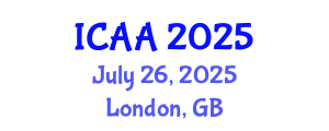 International Conference on Aeronautics and Aeroengineering (ICAA) July 26, 2025 - London, United Kingdom