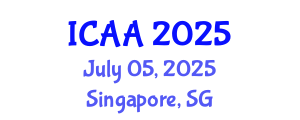 International Conference on Aeronautics and Aeroengineering (ICAA) July 05, 2025 - Singapore, Singapore