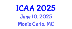 International Conference on Aeronautics and Aeroengineering (ICAA) June 10, 2025 - Monte Carlo, Monaco