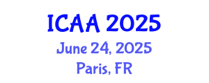 International Conference on Aeronautics and Aeroengineering (ICAA) June 24, 2025 - Paris, France
