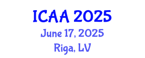 International Conference on Aeronautics and Aeroengineering (ICAA) June 17, 2025 - Riga, Latvia
