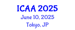 International Conference on Aeronautics and Aeroengineering (ICAA) June 10, 2025 - Tokyo, Japan