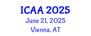 International Conference on Aeronautics and Aeroengineering (ICAA) June 21, 2025 - Vienna, Austria