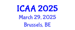 International Conference on Aeronautics and Aeroengineering (ICAA) March 29, 2025 - Brussels, Belgium