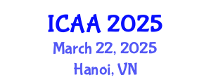 International Conference on Aeronautics and Aeroengineering (ICAA) March 22, 2025 - Hanoi, Vietnam