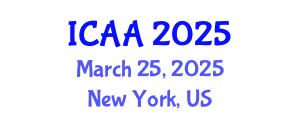 International Conference on Aeronautics and Aeroengineering (ICAA) March 25, 2025 - New York, United States