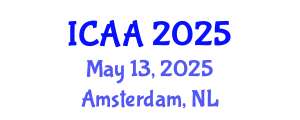 International Conference on Aeronautics and Aeroengineering (ICAA) May 13, 2025 - Amsterdam, Netherlands