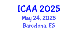 International Conference on Aeronautics and Aeroengineering (ICAA) May 24, 2025 - Barcelona, Spain