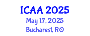 International Conference on Aeronautics and Aeroengineering (ICAA) May 17, 2025 - Bucharest, Romania