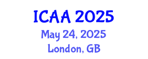International Conference on Aeronautics and Aeroengineering (ICAA) May 24, 2025 - London, United Kingdom