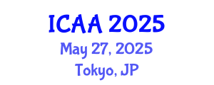 International Conference on Aeronautics and Aeroengineering (ICAA) May 27, 2025 - Tokyo, Japan