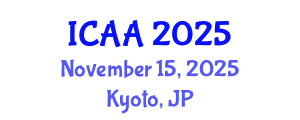 International Conference on Aeronautics and Aeroengineering (ICAA) November 15, 2025 - Kyoto, Japan
