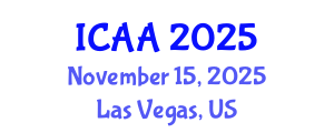 International Conference on Aeronautics and Aeroengineering (ICAA) November 15, 2025 - Las Vegas, United States