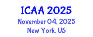 International Conference on Aeronautics and Aeroengineering (ICAA) November 04, 2025 - New York, United States