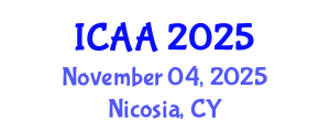 International Conference on Aeronautics and Aeroengineering (ICAA) November 04, 2025 - Nicosia, Cyprus