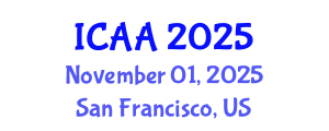 International Conference on Aeronautics and Aeroengineering (ICAA) November 01, 2025 - San Francisco, United States