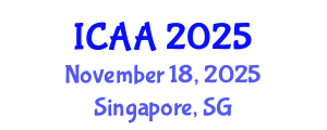 International Conference on Aeronautics and Aeroengineering (ICAA) November 18, 2025 - Singapore, Singapore